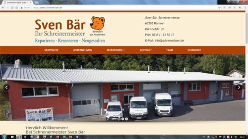 Schreinermeister Sven Bär